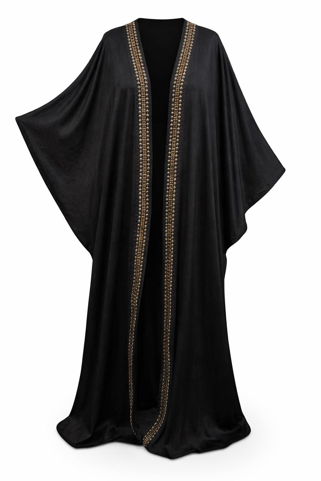 Luxury Black Bisht Abaya — 3