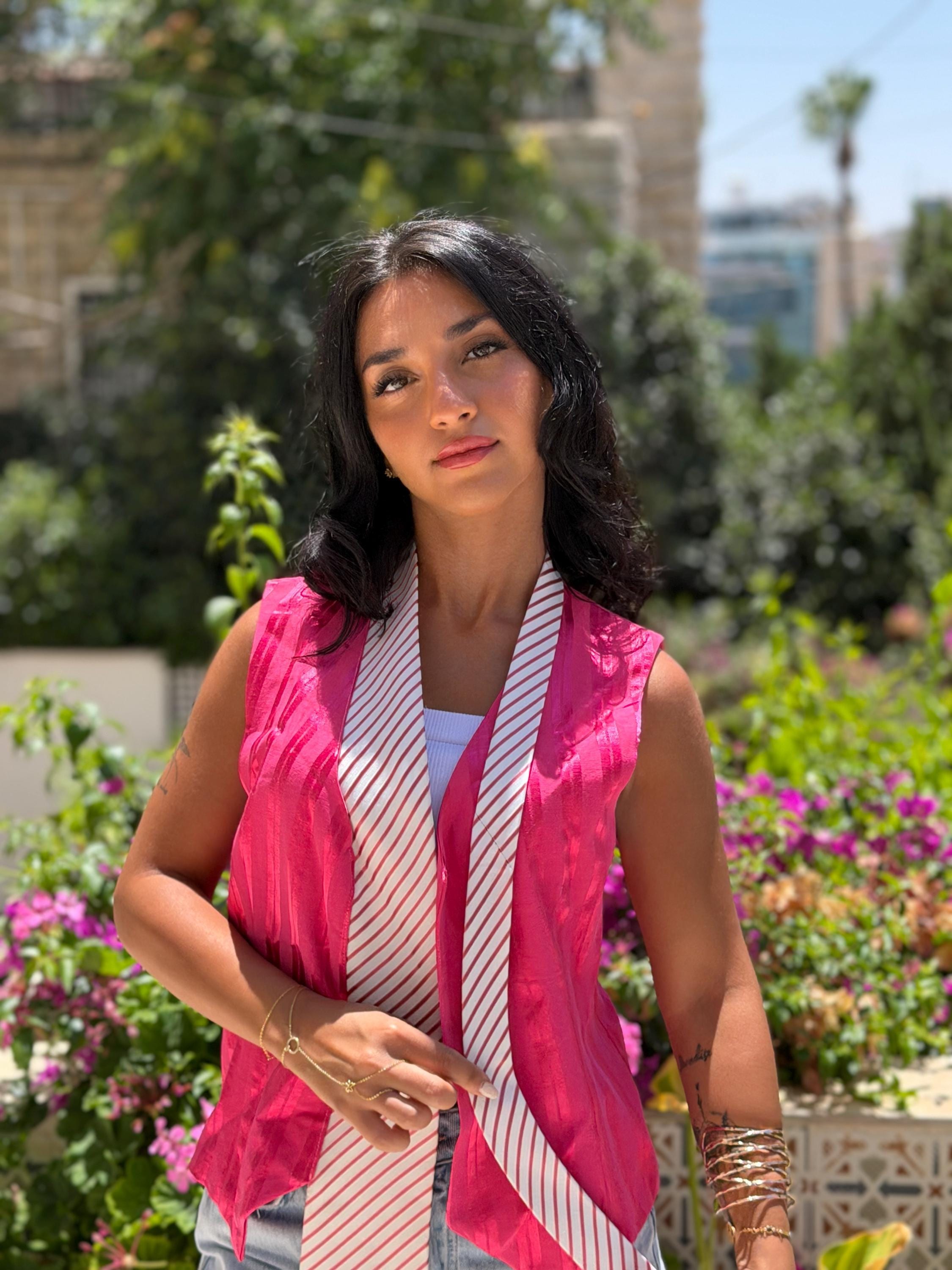 Pink Syrian Saya Vest — 2