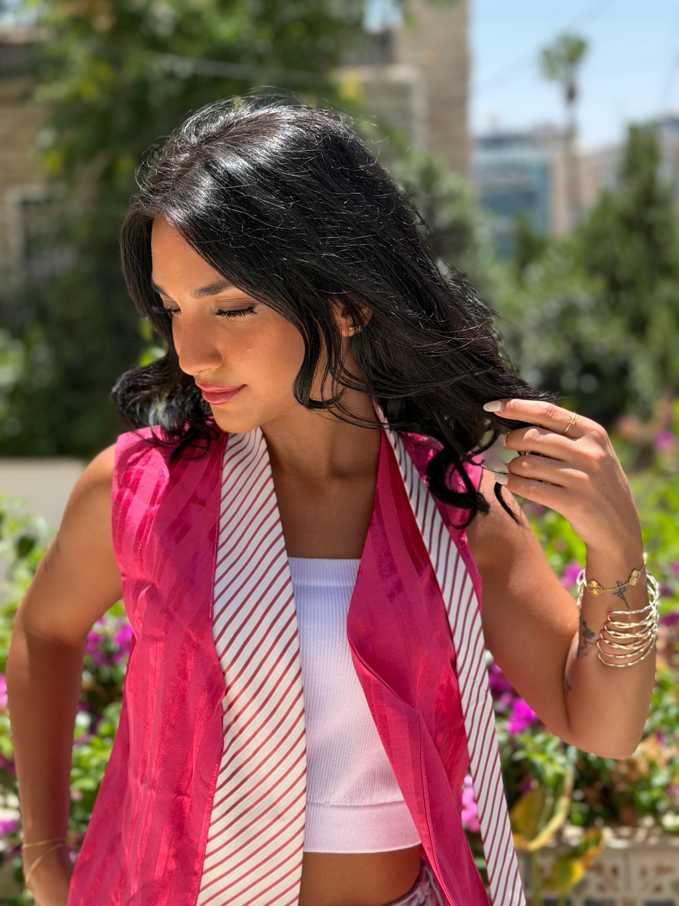 Pink Syrian Saya Vest — 3