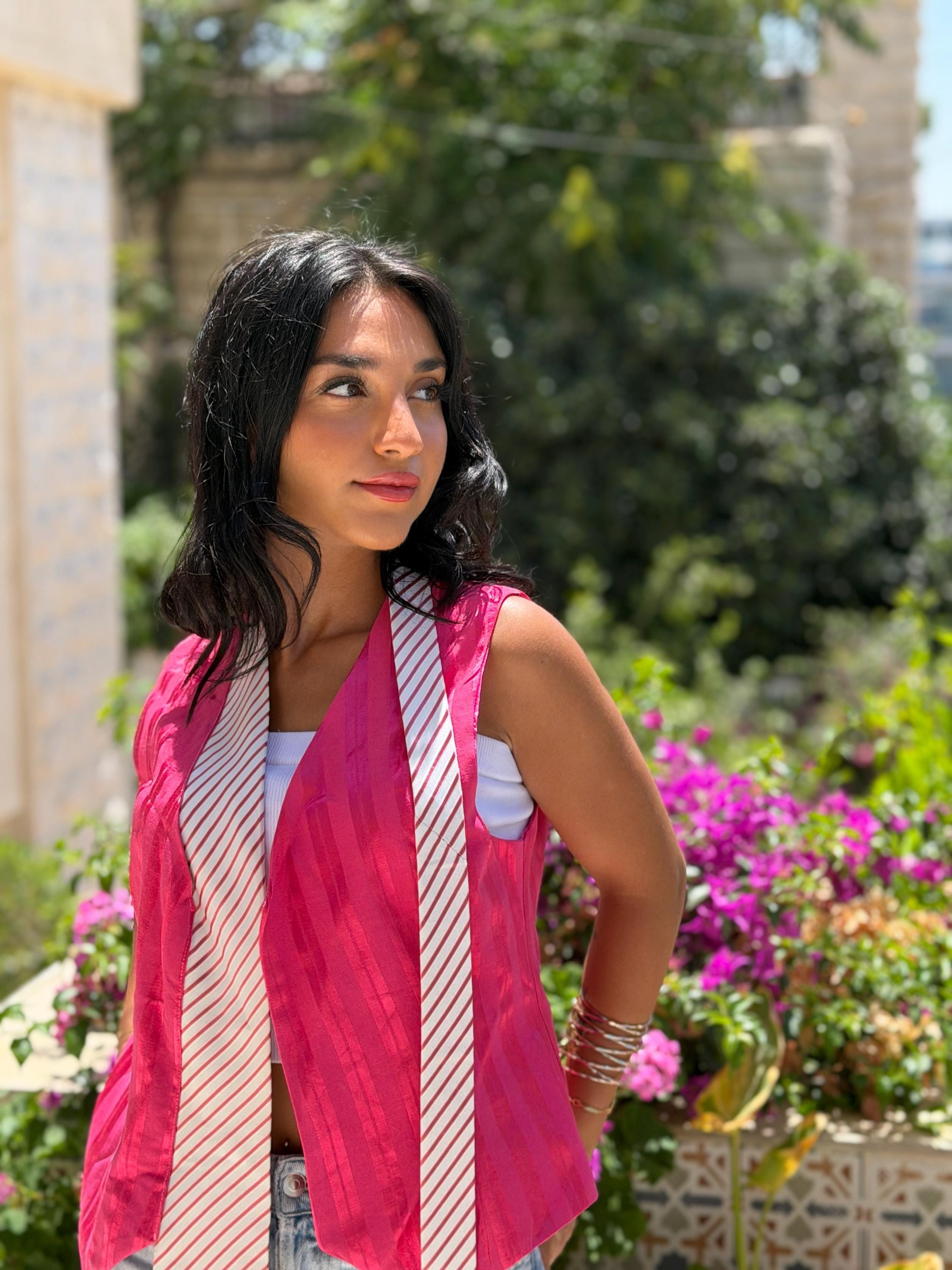 Pink Syrian Saya Vest — 4