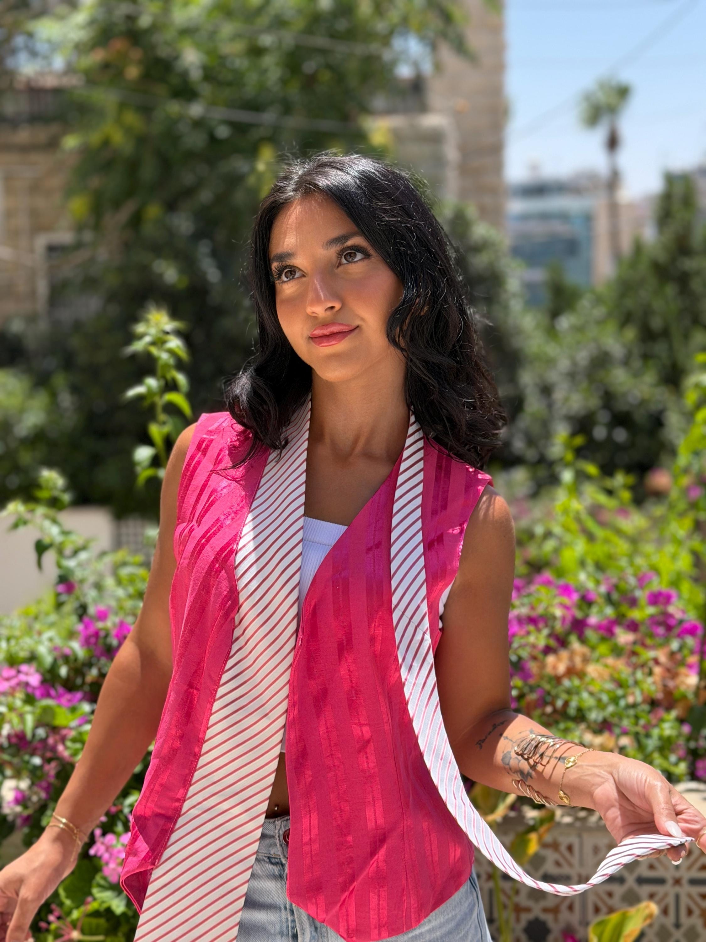 Pink Syrian Saya Vest — 5