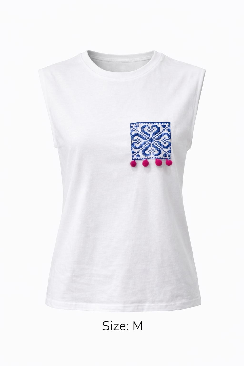 White Embroidered Shirt — 1