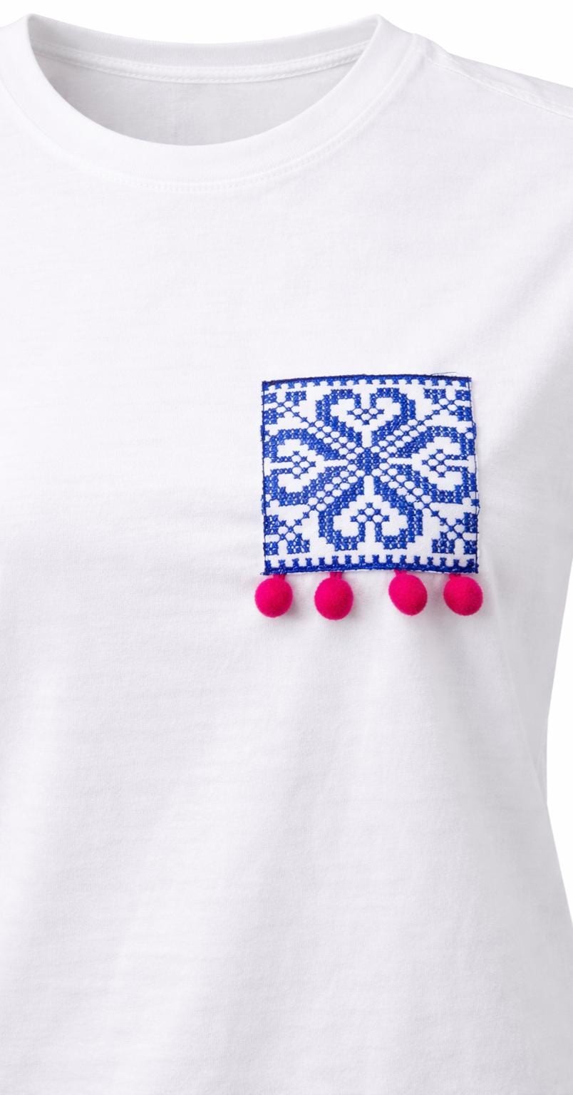 White Embroidered Shirt — 3