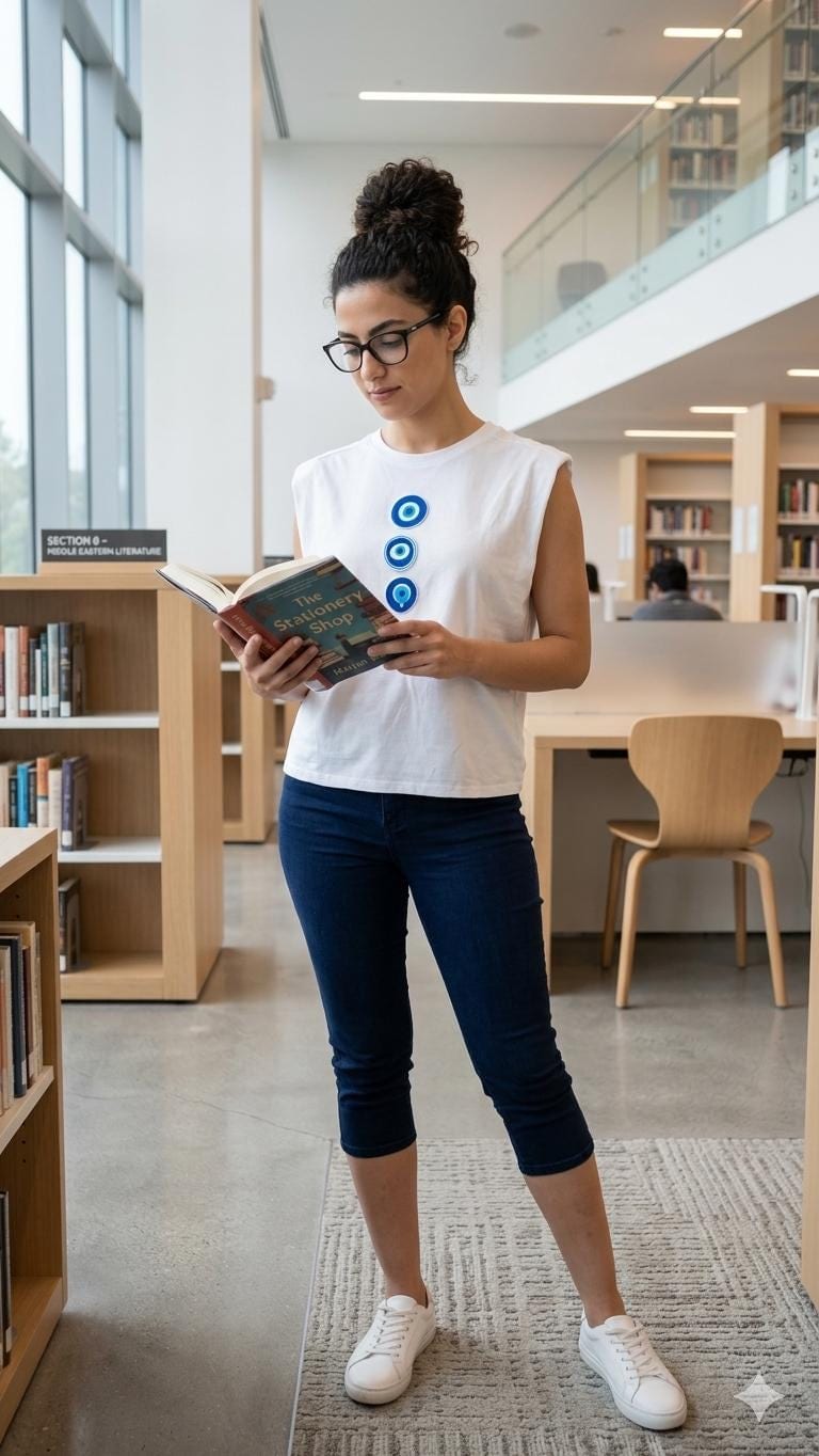 White Evil Eye Shirt — 2