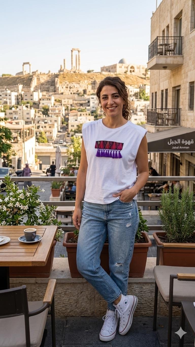 White Handmade Embroidered Shirt — 2